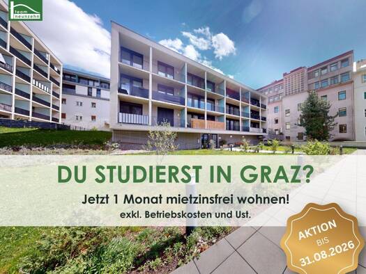 Wohnung zur Miete 865 € 3 Zimmer 76,4 m² 5. Geschoss frei ab 01.10.2026 Strauchergasse 1 Lend Graz 8020