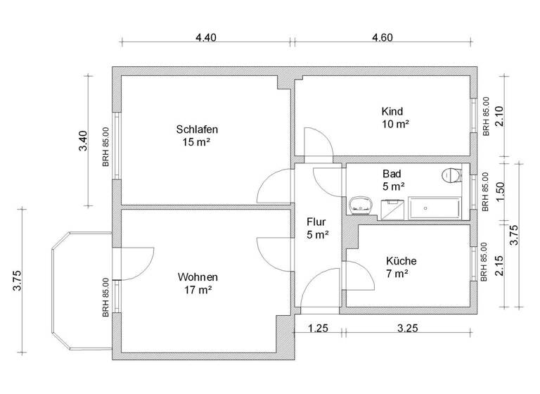 Wohnung zur Miete 468 € 3 Zimmer 60 m² 2. Geschoss frei ab 15.05.2026 Gochtstraße 14 Weißenborn Zwickau 08058