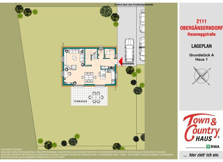 Einfamilienhaus zum Kauf - Erstbezug 412.000 € 4 Zimmer 113 m² 512 m² Grundstück Korneuburg 2100