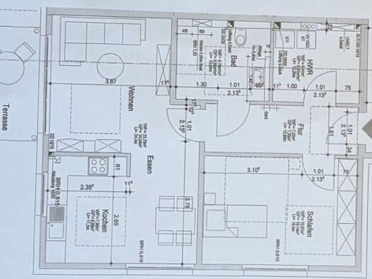 Terrassenwohnung zur Miete 580 € 2 Zimmer 71,3 m² Geschoss EG/2 frei ab 01.06.2026 Twistringen 27239