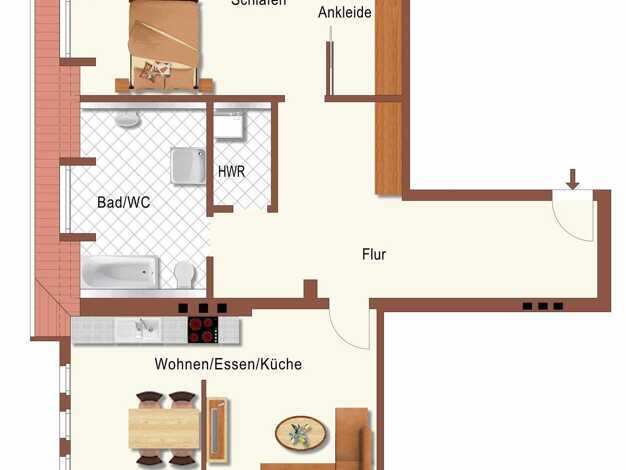 Wohnung zur Miete - Erstbezug 1.010 € 2 Zimmer 91,7 m² Neu-Ulmer Straße 12 a Meiningen Meiningen 98617