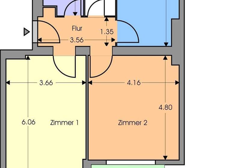 Wohnung zur Miete Wohnen auf Zeit 1.900 € 3 Zimmer 75 m² frei ab sofort Osnabrücker Str. 10 Charlottenburg Berlin 10589