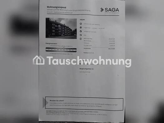 Wohnung zur Miete Tauschwohnung 308 € 1 Zimmer 19 m² Barmbek-Nord Nord 22307