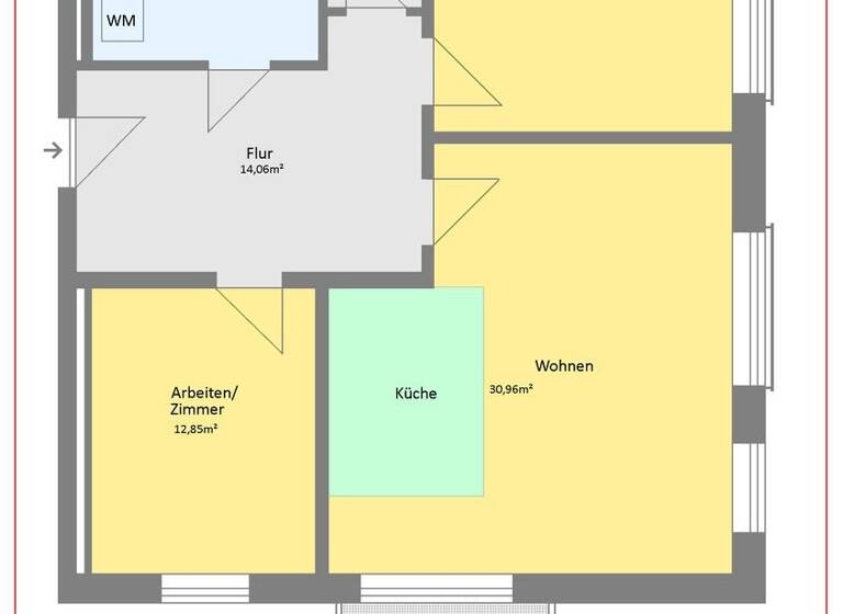 Wohnung zur Miete 900 € 3 Zimmer 89 m²<br/>Wohnfläche 1.<br/>Geschoss 01.08.2025<br/>Verfügbarkeit Westheim Westheim 91747