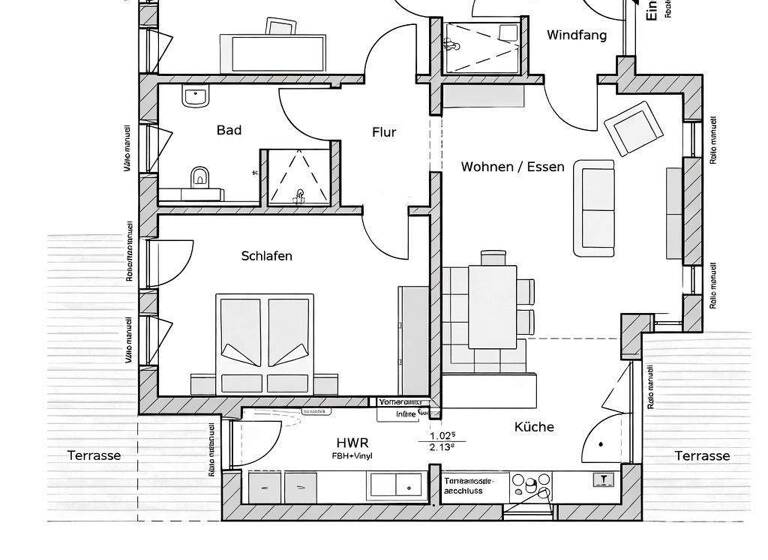 Bungalow zum Kauf - Erstbezug 390.000 € 3 Zimmer 95 m² 523 m² Grundstück Bertoldsheim Rennertshofen / Bertoldsheim 86643