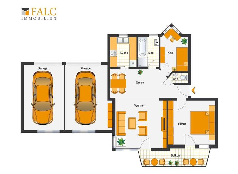 Wohnung zum Kauf 295.000 € 3 Zimmer 76 m² Hohenhaslach Sachsenheim 74343