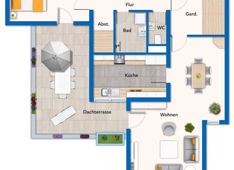 Penthouse zum Kauf 265.000 € 2,5 Zimmer 80 m² 4. Geschoss Sulpach Ebersbach 73061