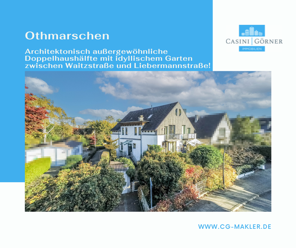 Doppelhaushälfte zum Kauf 1.295.000 € 5 Zimmer 185 m²<br/>Wohnfläche 291 m²<br/>Grundstück Othmarschen Hamburg 22605