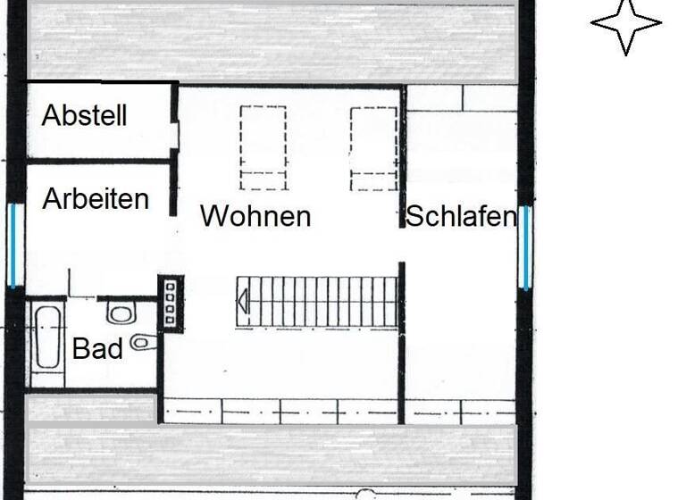 Maisonette zur Miete 850 € 3 Zimmer 85 m²<br/>Wohnfläche 01.07.2025<br/>Verfügbarkeit Raingasse 18 Wachenheim an der Weinstraße 67157