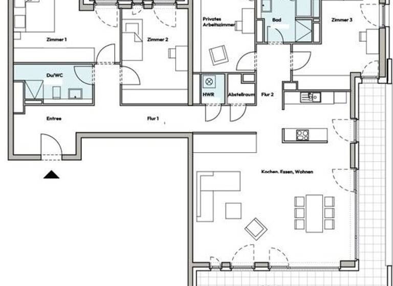 Wohnung zur Miete - Neubau 4.398 € 5 Zimmer 189,3 m²<br/>Wohnfläche 17.<br/>Geschoss 01.07.2025<br/>Verfügbarkeit Gutleutstraße 289 Gutleutviertel Frankfurt-Gutleutviertel 60327