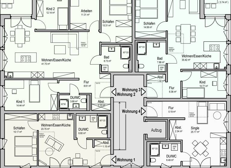 Wohnung zur Miete 1.210 € 5 Zimmer 120,5 m²<br/>Wohnfläche 2.<br/>Geschoss Ilshofen Ilshofen 74532
