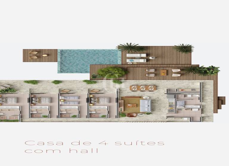 Villa zum Kauf 450.000 € 4 Zimmer 197,6 m² 1.000 m² Grundstück frei ab sofort Loteamento Praia Canoe, Gleba 16B, Canto da - Barr Fortim 62815-000