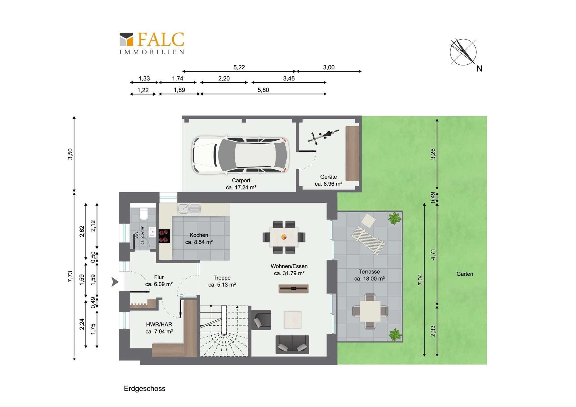 Doppelhaushälfte zum Kauf 459.000 € 4 Zimmer 122 m²<br/>Wohnfläche 275 m²<br/>Grundstück Birkenallee 10 Lembruch 49459