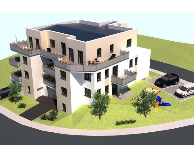 Wohnung zum Kauf - Neubau provisionsfrei als Kapitalanlage geeignet 355.658 € 3 Zimmer 90 m² Ste.-Marie-du-Mont-Straße 18 Edelfingen Bad Mergentheim 97980