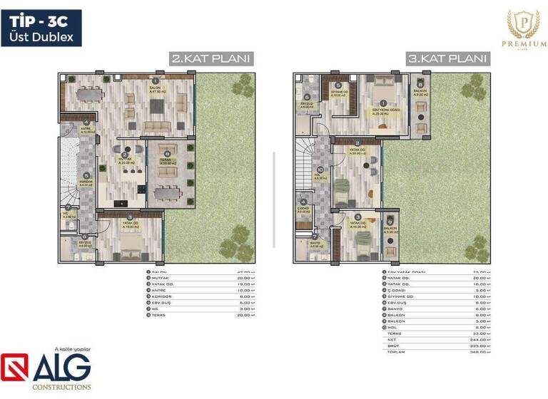 Wohnung zum Kauf 368.900 € 5 Zimmer 238 m² Düzce 81100