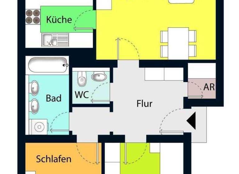 Wohnung zum Kauf 138.000 € 3 Zimmer 75,1 m² Freital 01705