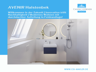 Maisonette zum Kauf - Erstbezug provisionsfrei 529.000 € 4 Zimmer 86 m² 2. Geschoss Halstenbek 25469