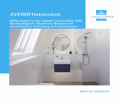 Maisonette zum Kauf - Erstbezug provisionsfrei 529.000 € 4 Zimmer 86 m² 2. Geschoss Halstenbek 25469