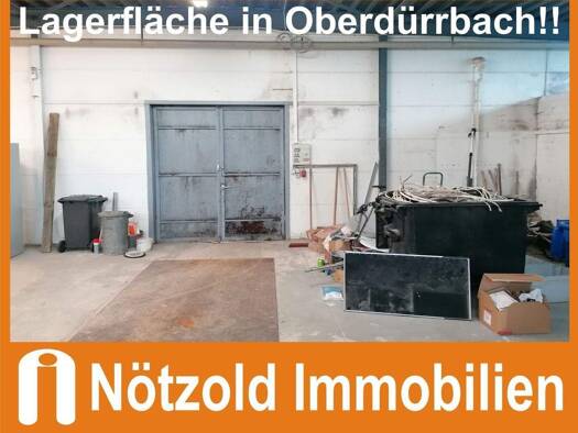 Lagerhalle zur Miete 720 € 150 m² Lagerfläche Oberdürrbach Würzburg 97080