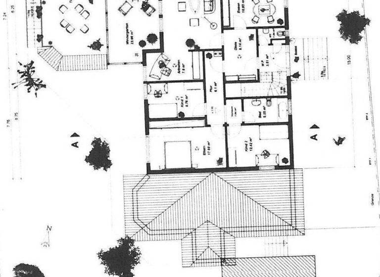 Wohnung zur Miete 1.200 € 4,5 Zimmer 138 m² EG Möhringen Tuttlingen 78532