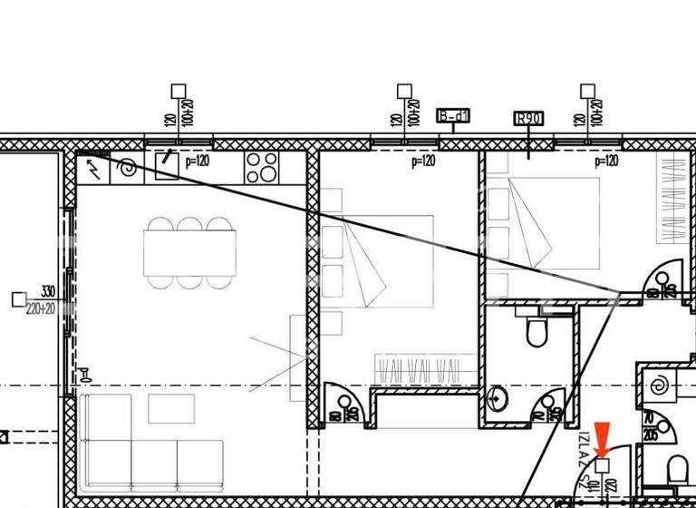 Wohnung zum Kauf 246.600 € 4 Zimmer 106 m² Okrug