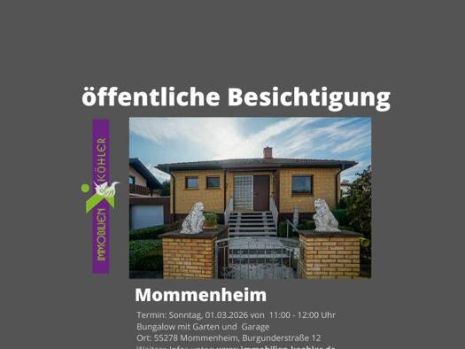 Einfamilienhaus zum Kauf provisionsfrei 555.000 € 5 Zimmer 150 m² 622 m² Grundstück Mommenheim 55278