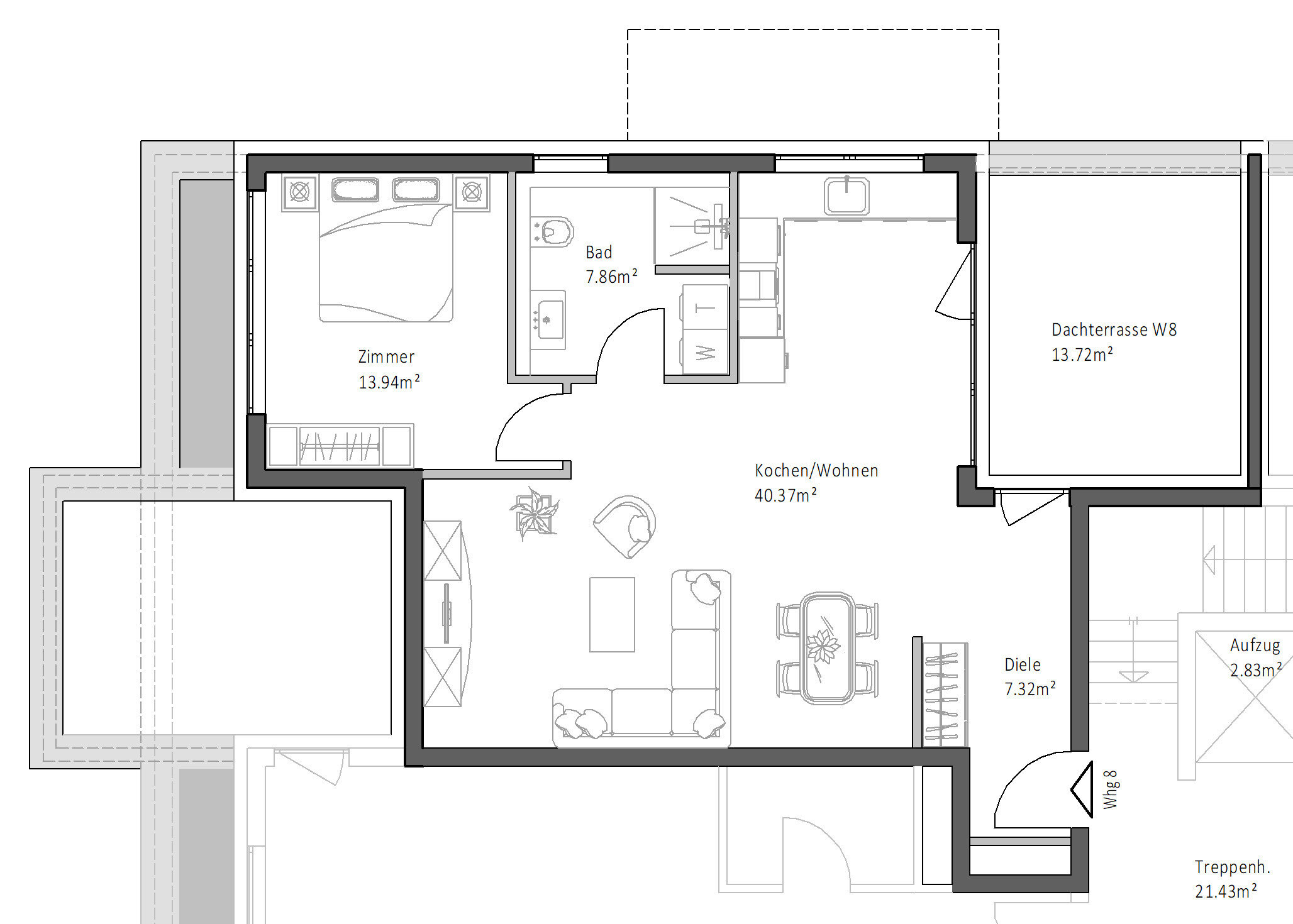 Wohnung zum Kauf provisionsfrei 293.000 € 2 Zimmer 76,4 m²<br/>Wohnfläche 2.<br/>Geschoss ab sofort<br/>Verfügbarkeit Landolfshausen Landolfshausen 37136