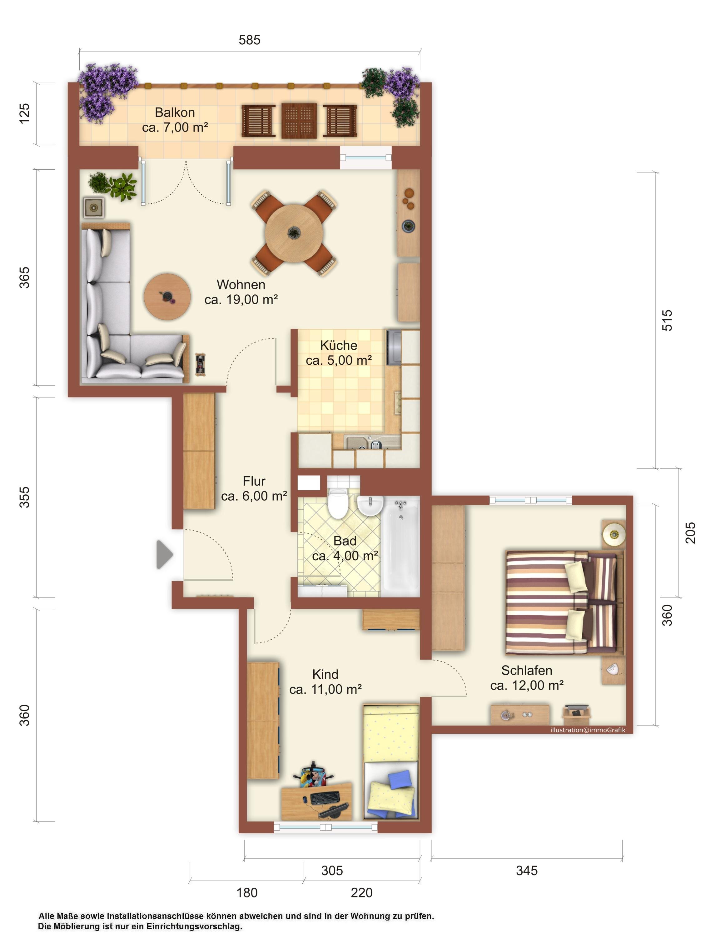 Wohnung zur Miete 323 € 3 Zimmer 62 m²<br/>Wohnfläche 2.<br/>Geschoss Prof.-Wagenfeld-Ring 9 Weißwasser/O.L. 02943