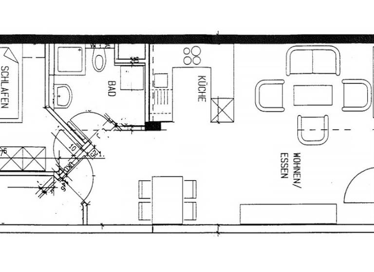 Wohnung zur Miete 560 € 2 Zimmer 56 m² 2. Geschoss frei ab sofort Lindenpark 5 Burghausen-Rückmarsdorf Leipzig 04178
