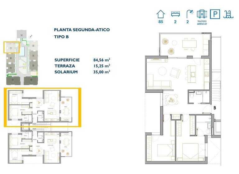 Penthouse zum Kauf provisionsfrei 254.900 € 3 Zimmer 84 m² Calle Preciados San Pedro del Pinatar 30740