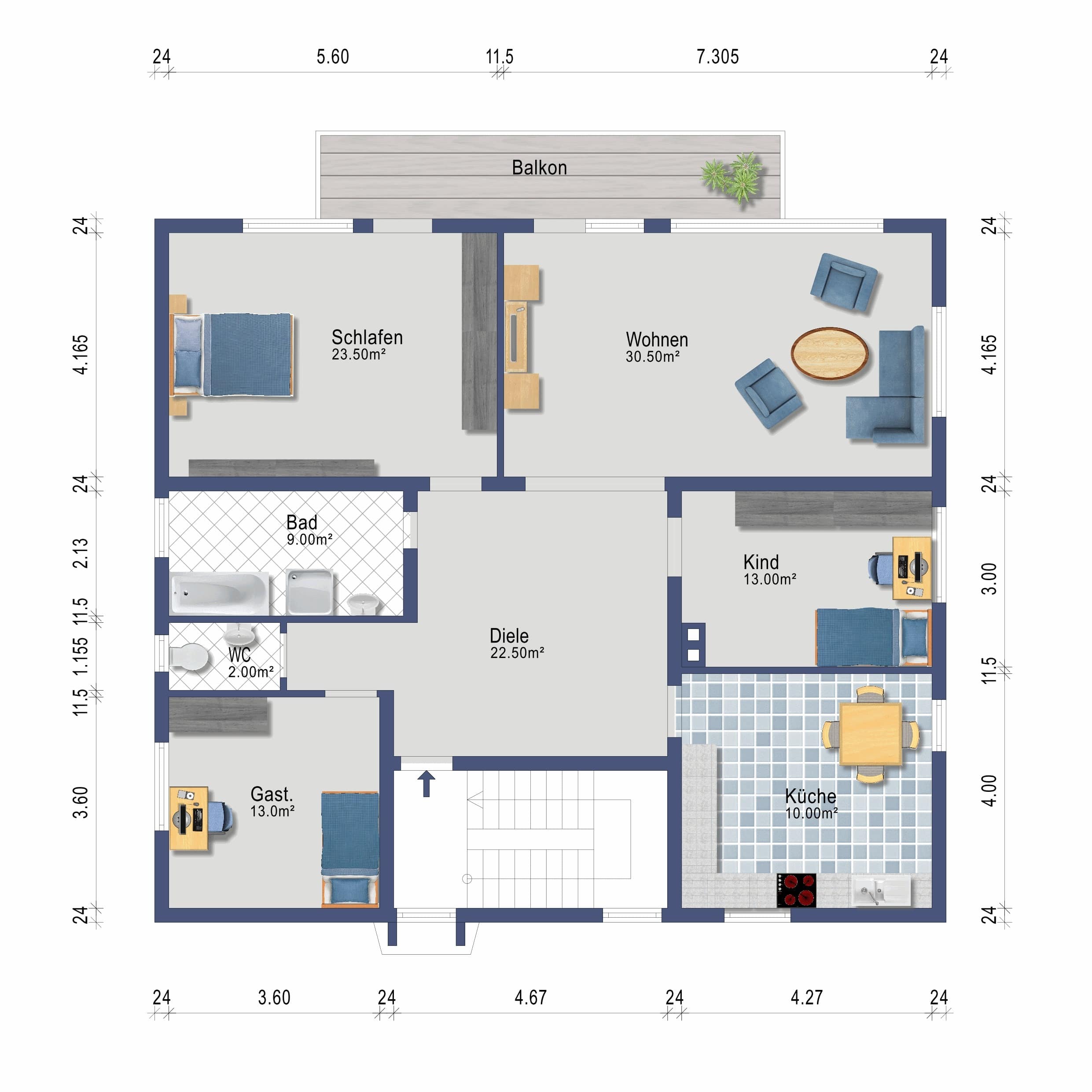 Wohnung zum Kauf 349.000 € 4 Zimmer 132,6 m²<br/>Wohnfläche Hirsau Calw 75365