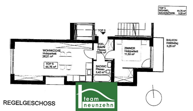 Wohnung zur Miete 715 € 2 Zimmer 44,1 m²<br/>Wohnfläche 2.<br/>Geschoss Brestelgasse 6 Wien 1160