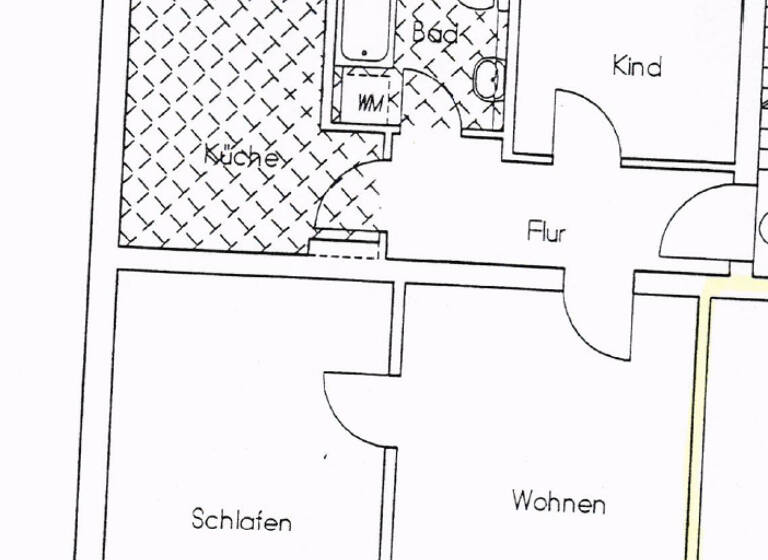 Wohnung zur Miete 350 € 3 Zimmer 62,2 m²<br/>Wohnfläche 1.<br/>Geschoss 01.07.2025<br/>Verfügbarkeit Hauptstraße 32 Elsterwerda Elsterwerda 04910