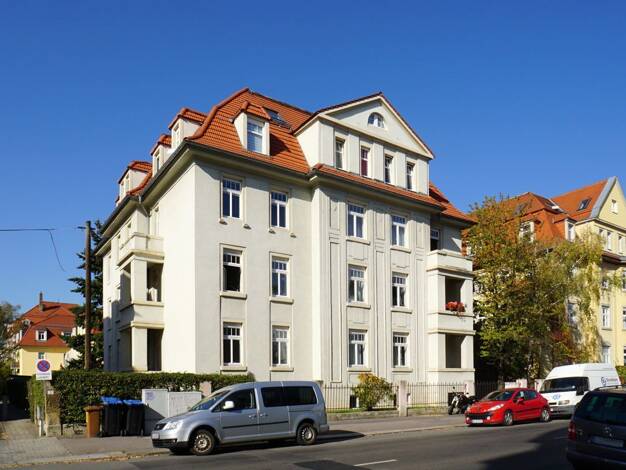 Wohnung zur Miete 652 € 2 Zimmer 62,1 m² 3. Geschoss frei ab 01.12.2026 Ermelstraße 28 Striesen-Ost Dresden 01277