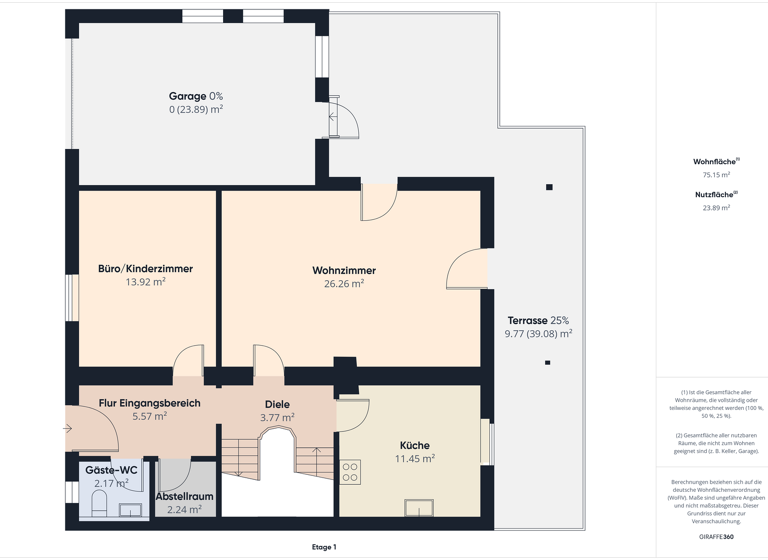 Doppelhaushälfte zum Kauf 524.000 € 5 Zimmer 138 m² 450 m² Grundstück frei ab 01.04.2026 Garching Garching an der Alz 84518