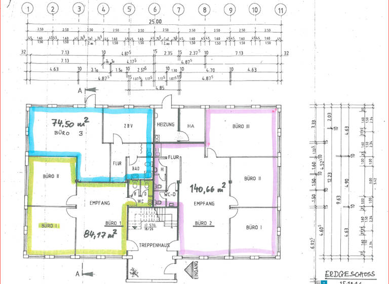 Bürofläche zur Miete 6,50 € 3 Zimmer 160 m² Bürofläche Ahornstraße 18 Pampow 19075