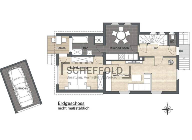 Einfamilienhaus zum Kauf 389.000 € 5 Zimmer 101,8 m² 555 m² Grundstück Biberach Biberach an der Riß 88400