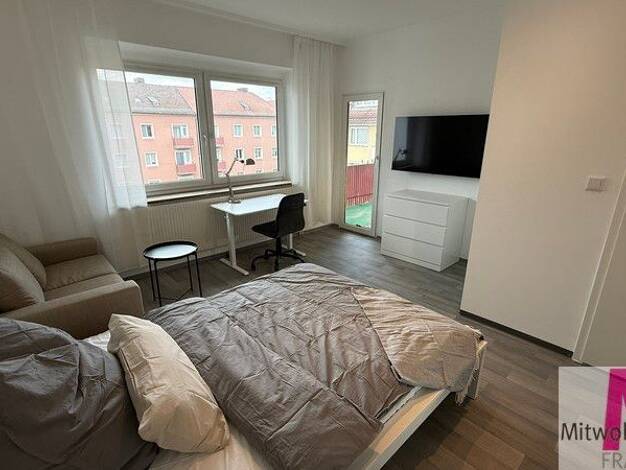 WG-Zimmer zur Miete auf Zeit 600 € 20 m² 4. Geschoss frei ab 01.10.2026 Steinbühl Weiterer Innenstadtgürtel Süd 90443