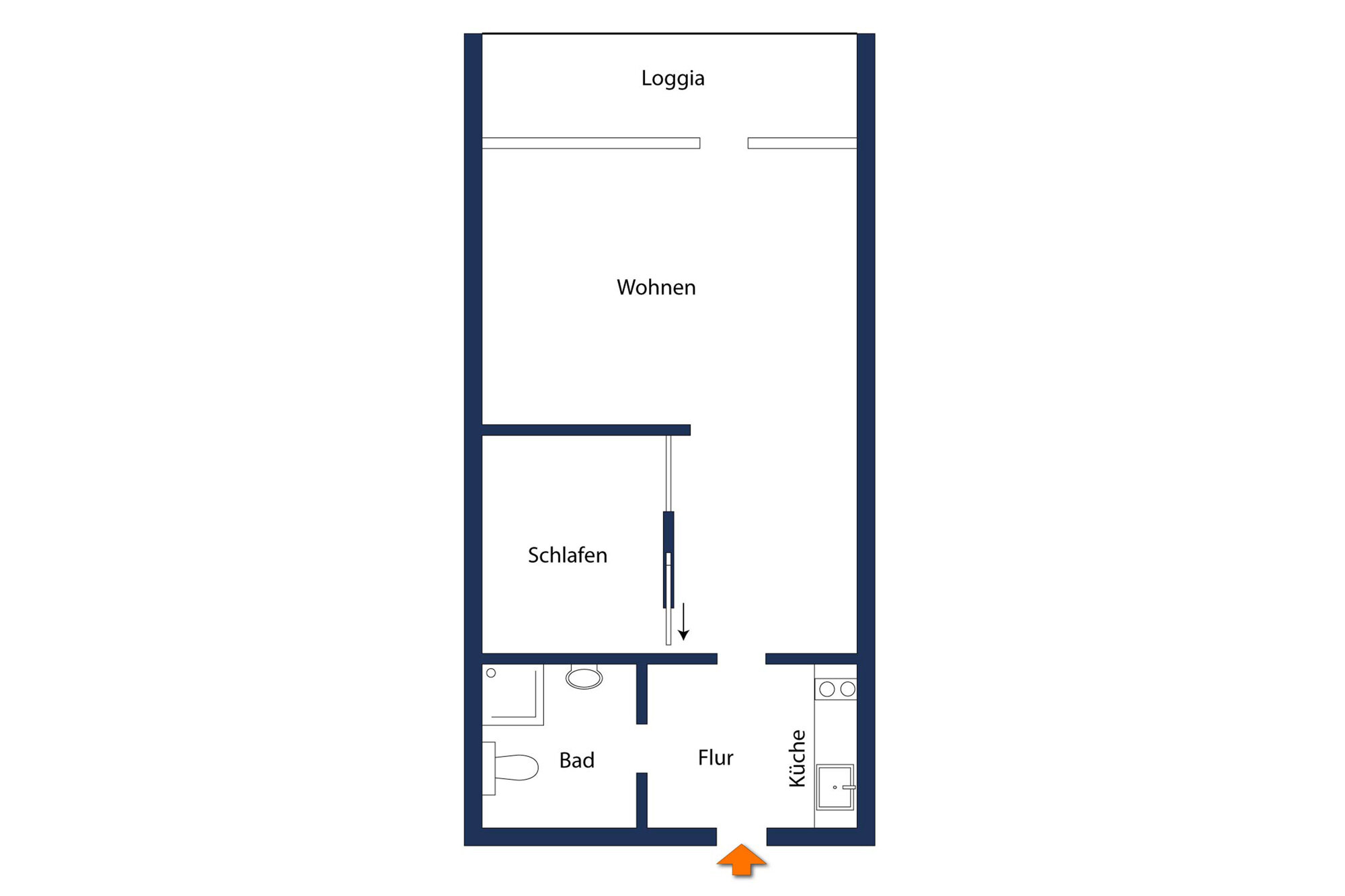 Wohnung zum Kauf 185.000 € 1,5 Zimmer 46 m²<br/>Wohnfläche 1.<br/>Geschoss Ivendorf Lübeck 23570