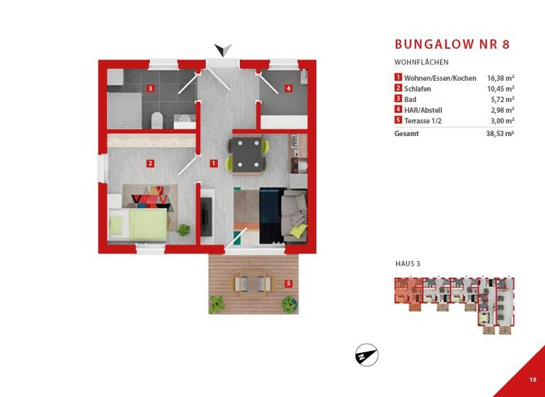 Haus zum Kauf - Erstbezug provisionsfrei 216.164 € 2 Zimmer 38,5 m² frei ab sofort Hauptstraße 46 Saal Saal a.d.Saale 97633