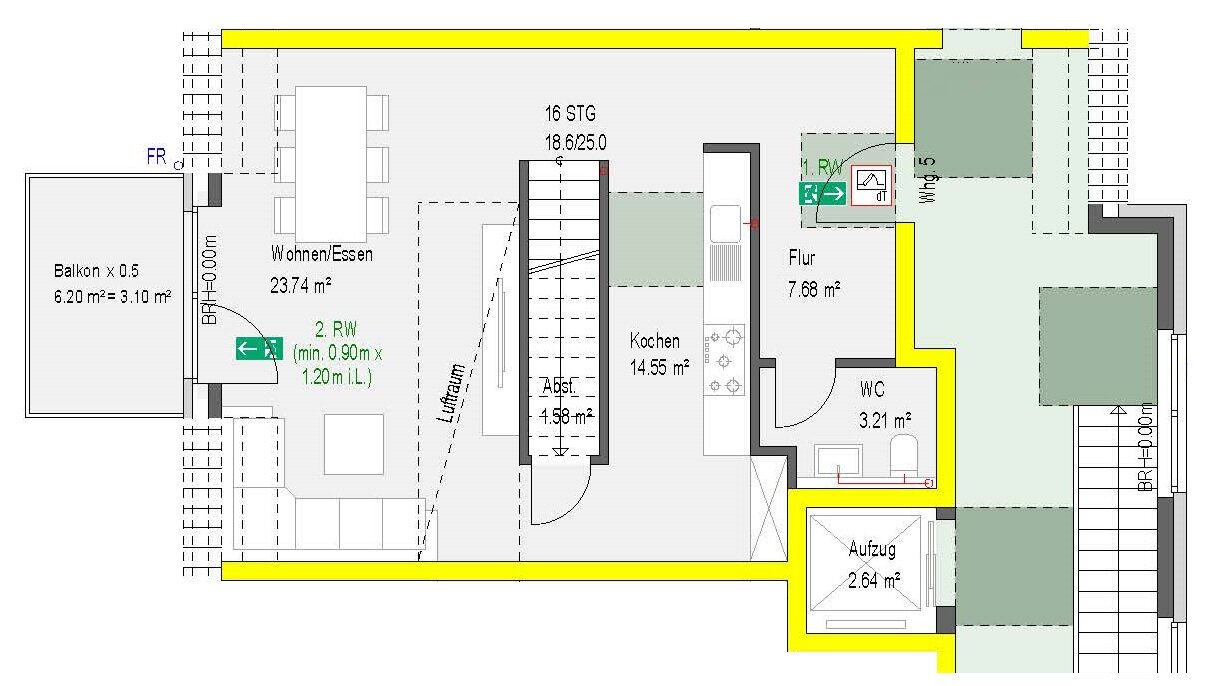 Maisonette zur Miete 910 € 2 Zimmer 79 m²<br/>Wohnfläche Borken Borken 46325