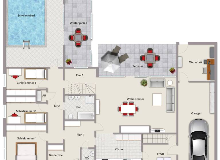 Einfamilienhaus zum Kauf 514.000 € 5 Zimmer 259 m²<br/>Wohnfläche 743 m²<br/>Grundstück ab sofort<br/>Verfügbarkeit Rastede I Rastede 26180