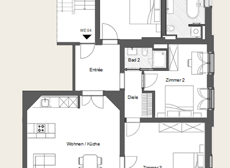 Wohnung zum Kauf 4 Zimmer 139 m² 2. Geschoss frei ab sofort Geschwister-Scholl-Str. Brandenburger Vorstadt Potsdam 14471