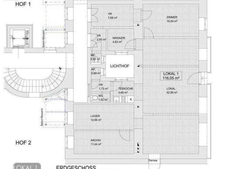 Ladenfläche zum Kauf 400.000 € Wolfgang-Schmälzl-Gasse Wien 1020