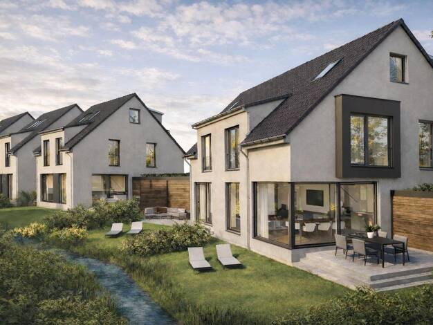 Doppelhaushälfte zum Kauf - Erstbezug provisionsfrei 890.000 € 5 Zimmer 151 m² 175 m² Grundstück Winkel Oestrich-Winkel 65375