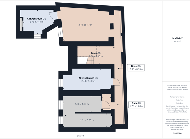 Mehrfamilienhaus zum Kauf 299.000 € 15 Zimmer 340 m² 449 m² Grundstück Frankfurt 15232