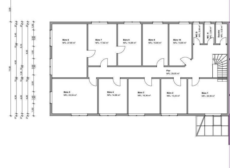Bürofläche zur Miete 234,7 m² Bürofläche Bad Wünnenberg 33181