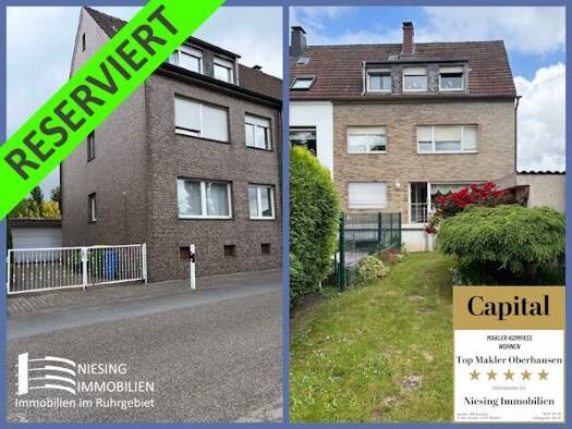 Mehrfamilienhaus zum Kauf provisionsfrei 329.000 € 8 Zimmer 188,4 m² 453 m² Grundstück frei ab sofort Stadtmitte Oberhausen 46149
