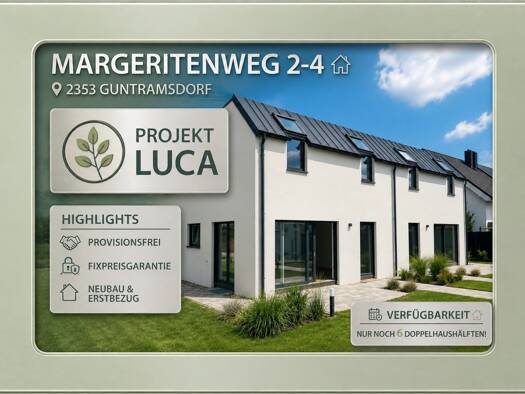 Doppelhaushälfte zum Kauf provisionsfrei 474.000 € 5 Zimmer 125,8 m² Margeritenweg 4a Guntramsdorf 2353