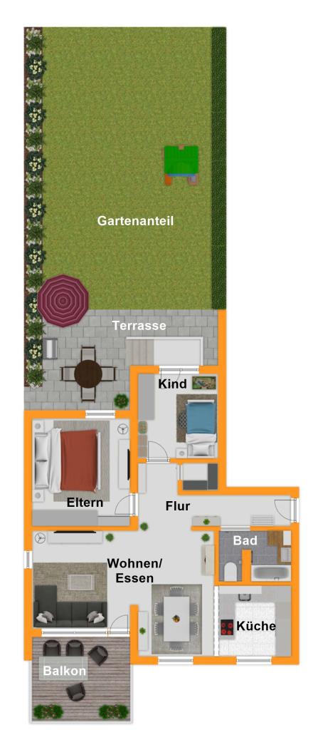 Wohnung zum Kauf 460.000 € 3,5 Zimmer 92,5 m²<br/>Wohnfläche Dettingen Konstanz 78465